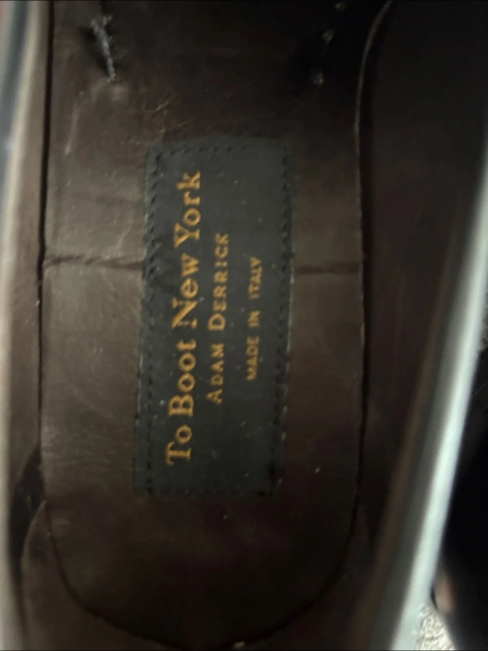 To Boot Black Leather Horsebit Loafers